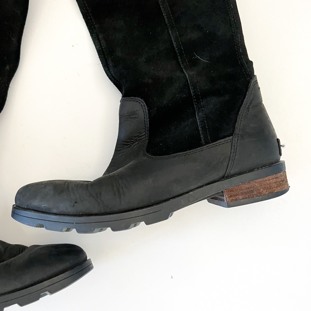 Sorel Women’s Emelie Tall Boots Black Waterproof - Picture 3 of 12